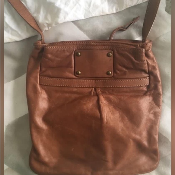 Witchery Tan Leather Crossbody Handmade Bag ๐. - Picture 3 of 7